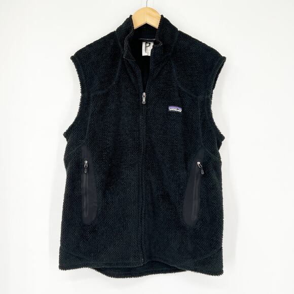 Patagonia Other - Patagonia Men's Fleece Vest Black Full-Zip Size Large
